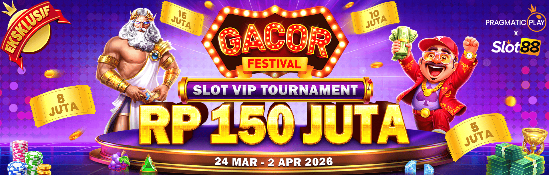 Slot777 X PP - GACOR FESTIVAL: SLOT VIP TOURNAMENT
