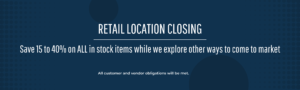 Retail Location Closing